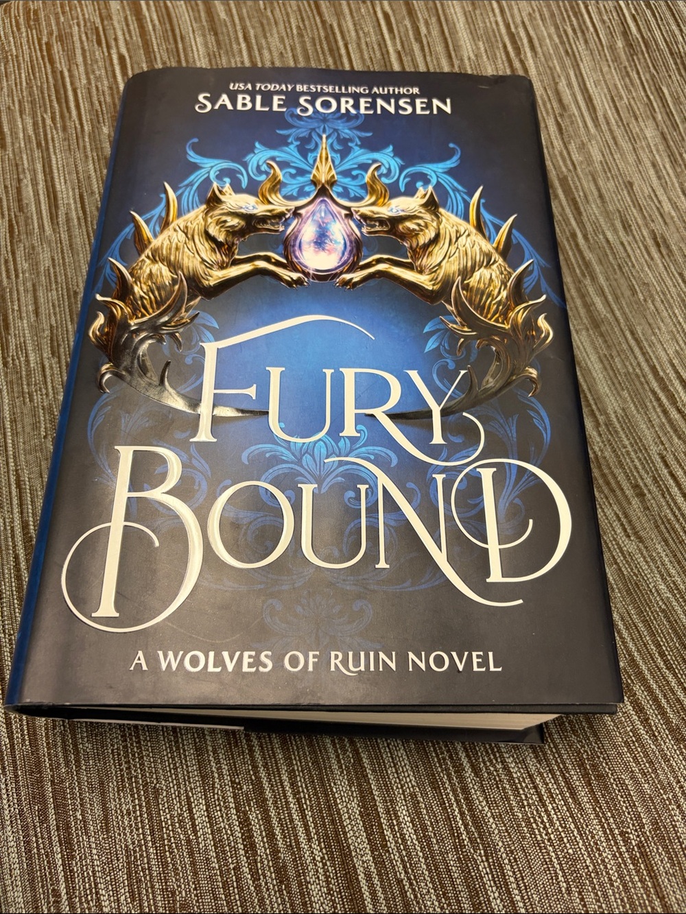 Fury Bound- book 2. Can’t get enough of Stark and Cratos!!!